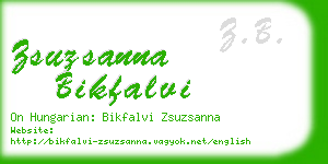 zsuzsanna bikfalvi business card